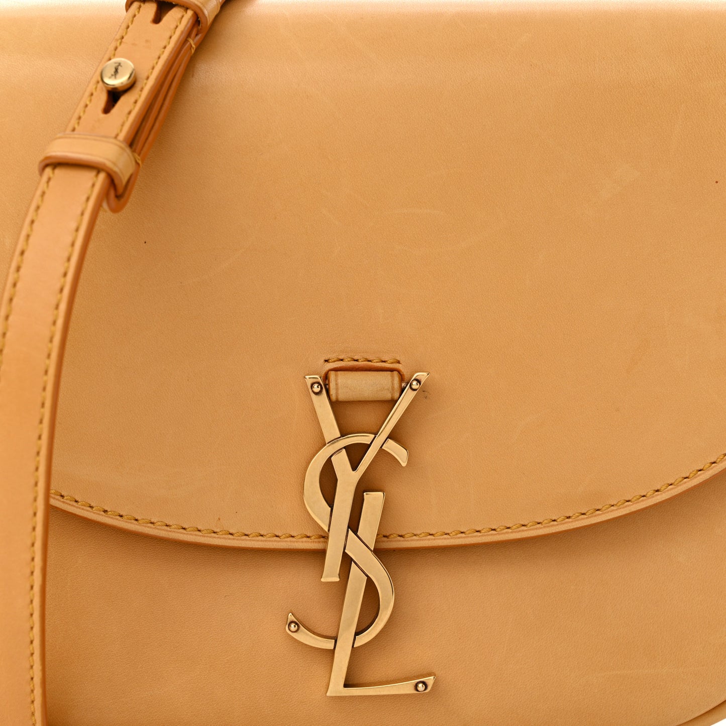 Smooth Vintage Calfskin Monogram Medium Kaia Satchel
