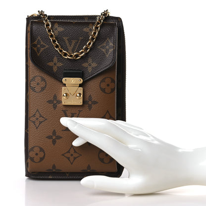 Louis Vuitton Reverse Monogram Metis Vertical Zippy Wallet 3 of 9