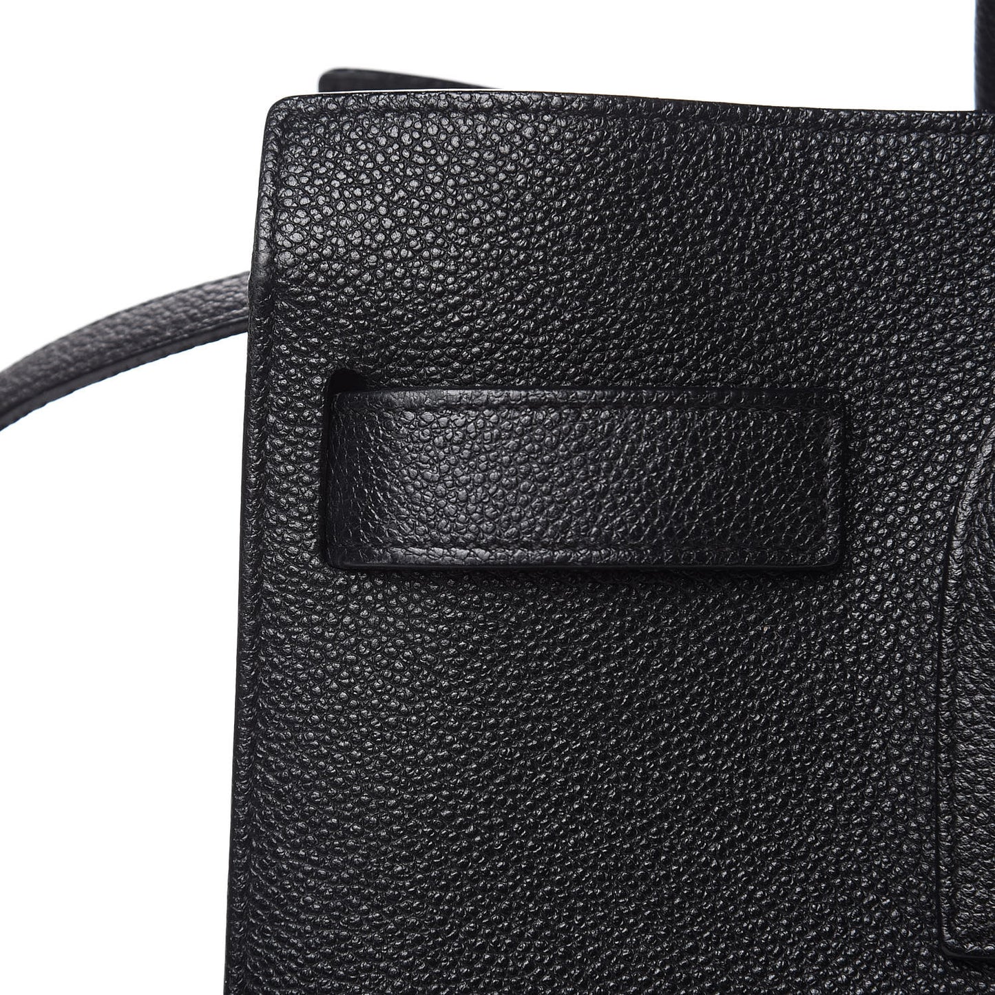 Grained Calfskin Small Sac De Jour Black
