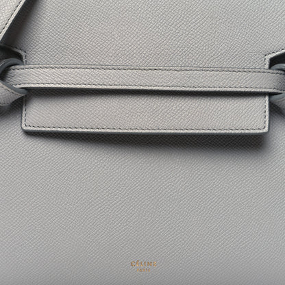 Celine Grained Calfskin Micro Belt Bag Cloud 8 of 12