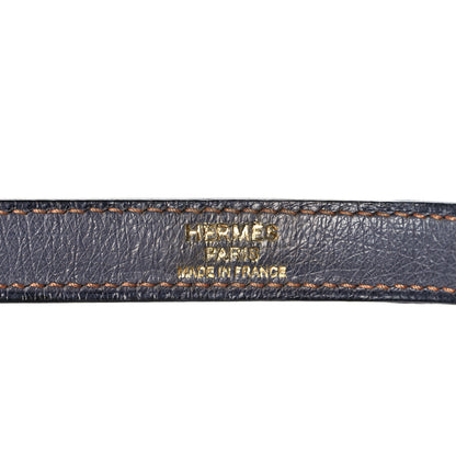 Hermes Ostrich Horseshoe Kelly Sellier 28 Terre Cuite Gris Agate 23 of 39