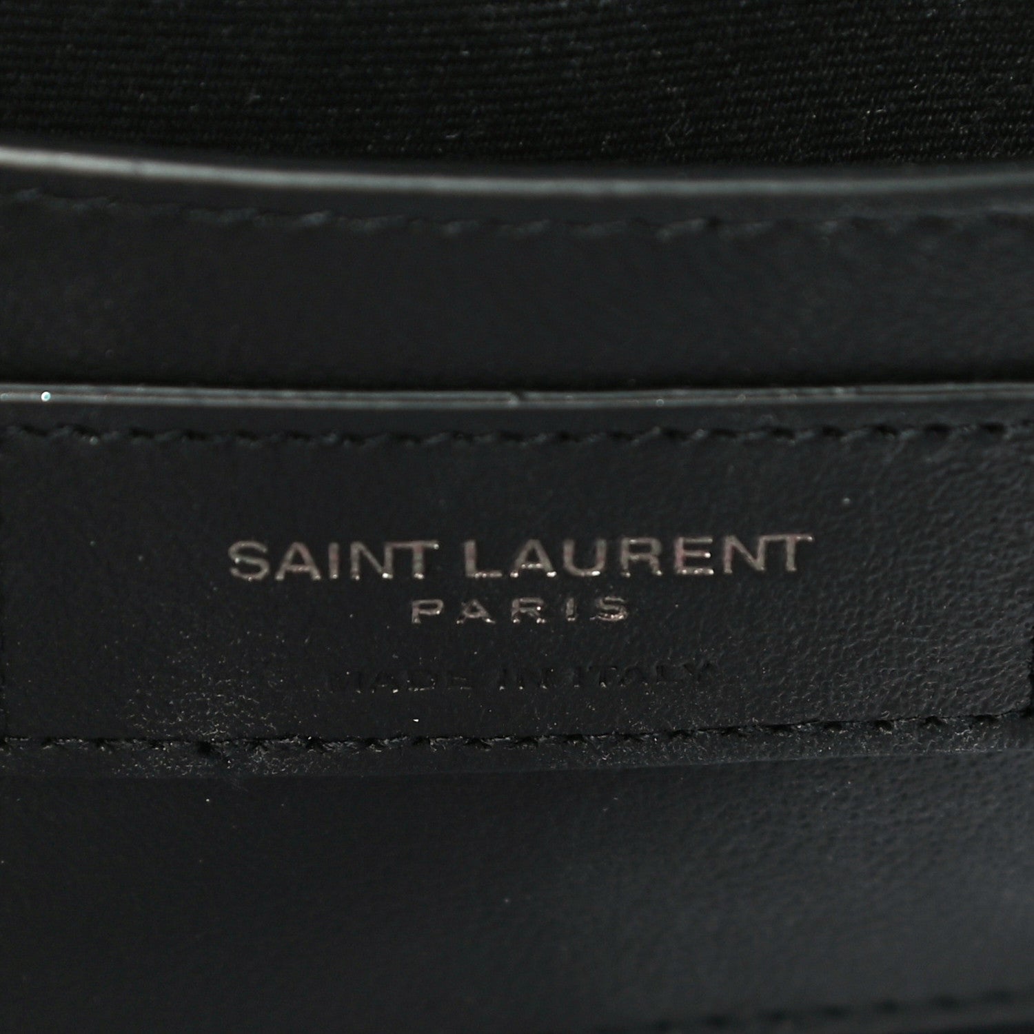 Saint Laurent Patent Crocodile Embossed Sac Coeur Heart Shaped Clutch Black 7 of 8