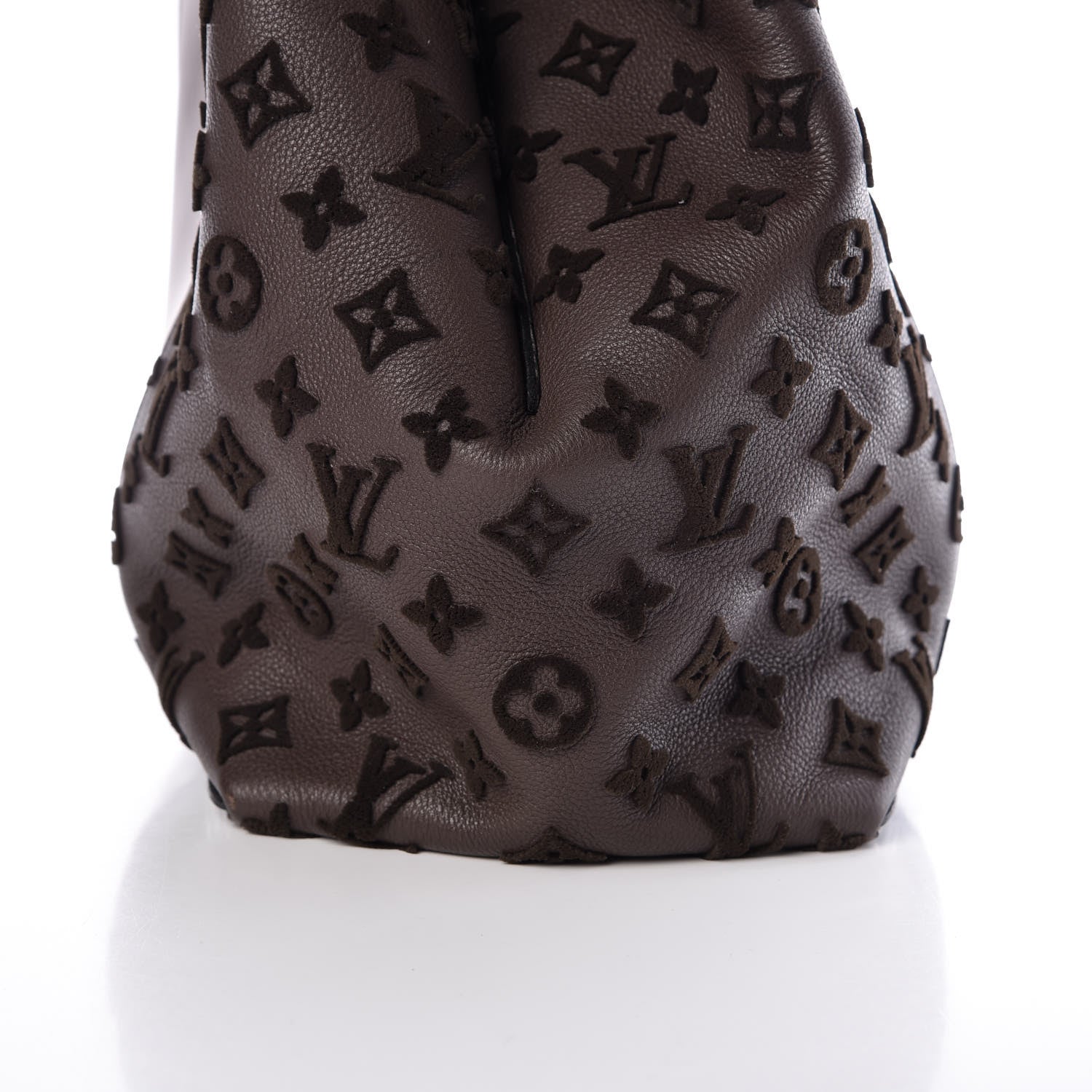 Louis Vuitton Cuir Orfevre Veau Cachemire Tote W GM Gris 11 of 12