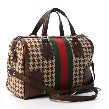 Gucci Fabric Pied De Poule Seventies Web Boston Brown 2 of 4