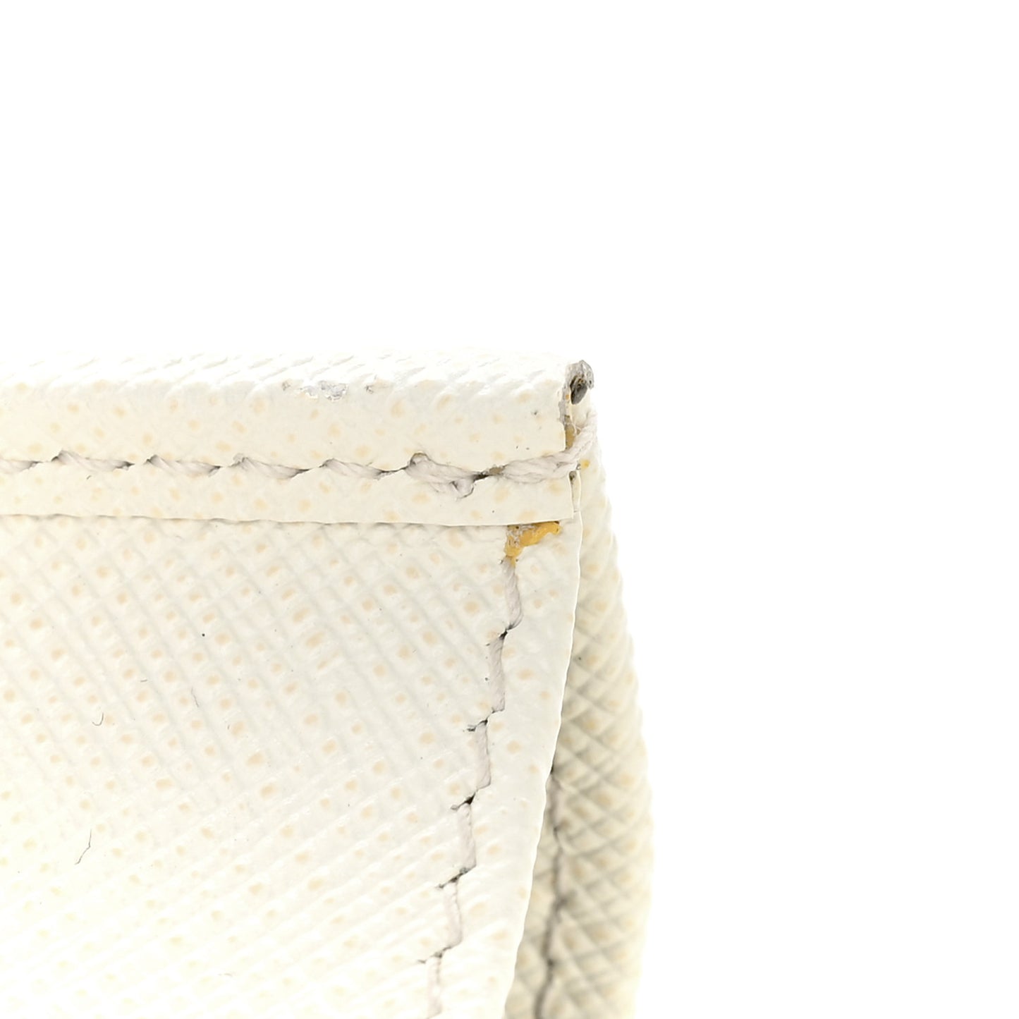 Saffiano Lux Crossbody Bag White