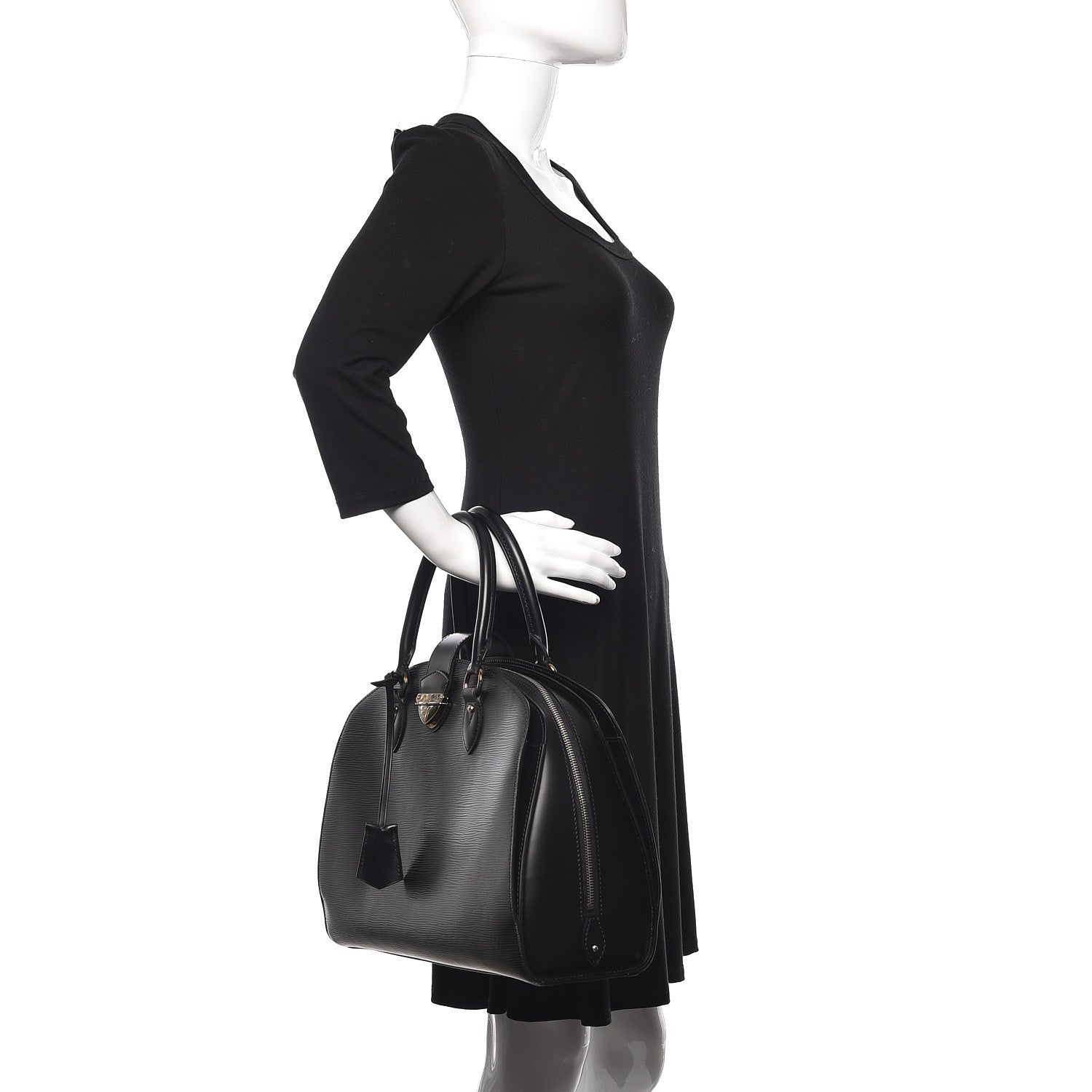 Louis Vuitton Epi Pont-Neuf GM Black 2 of 9