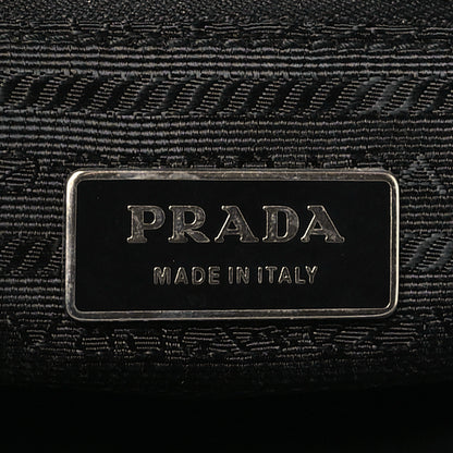 Prada Nappa Kisslock Small Frame Shoulder Bag Black 6 of 12
