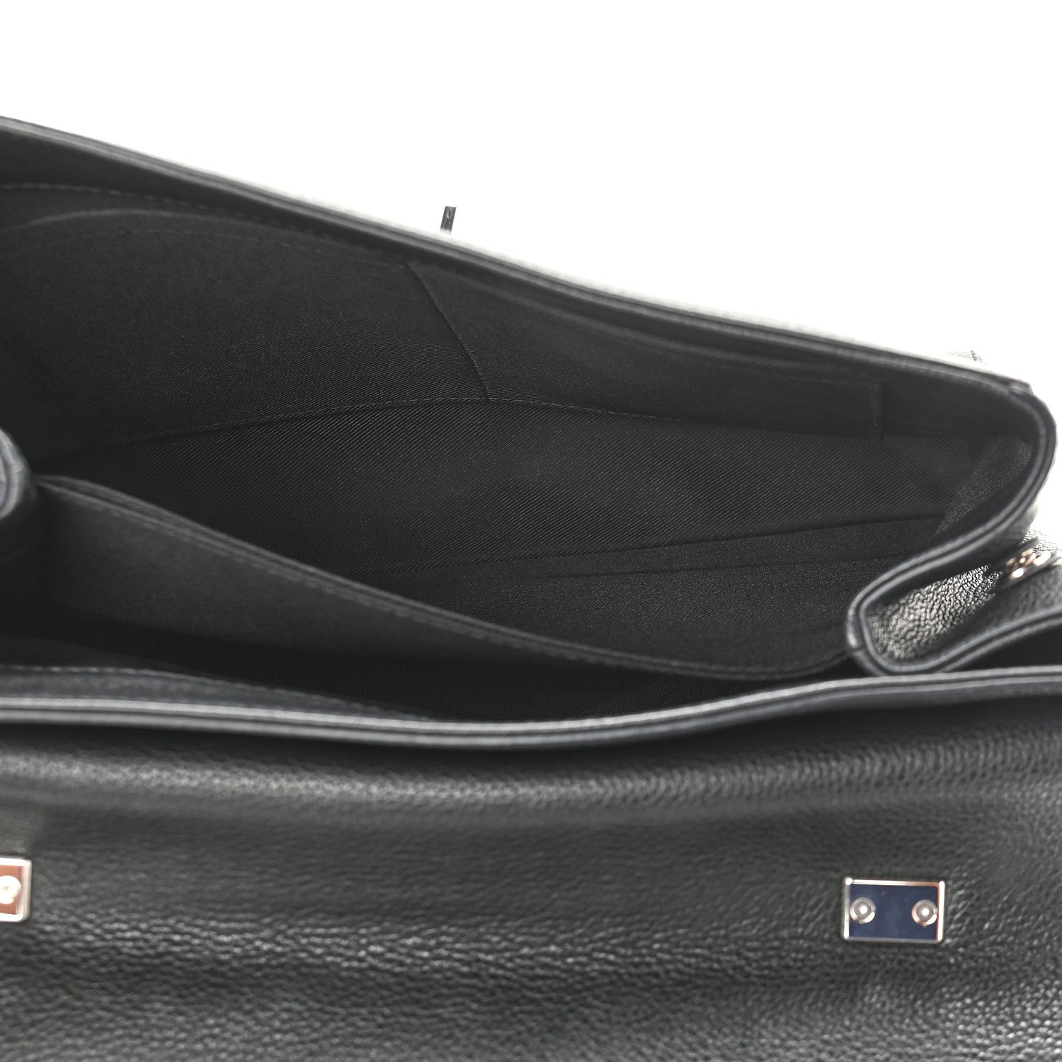 Louis Vuitton Soft Calfskin Lockme II Top Handle Black 5 of 8