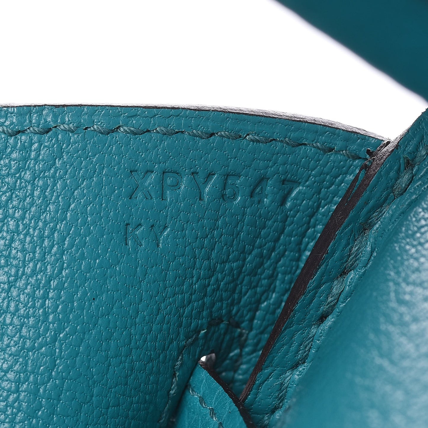 Taurillon Clemence Birkin 30 Bleu Paon