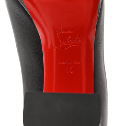 Christian Louboutin Calfskin Birgitta 100 Zip Around Ankle Boots 40 Black 6 of 9