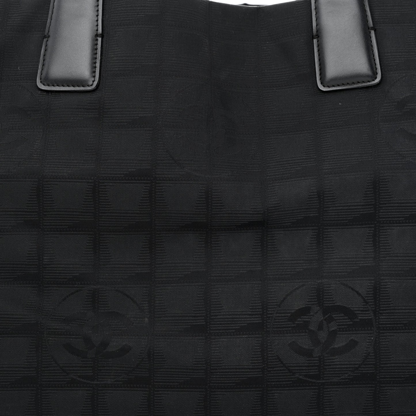 Nylon Medium Travel Tote Black