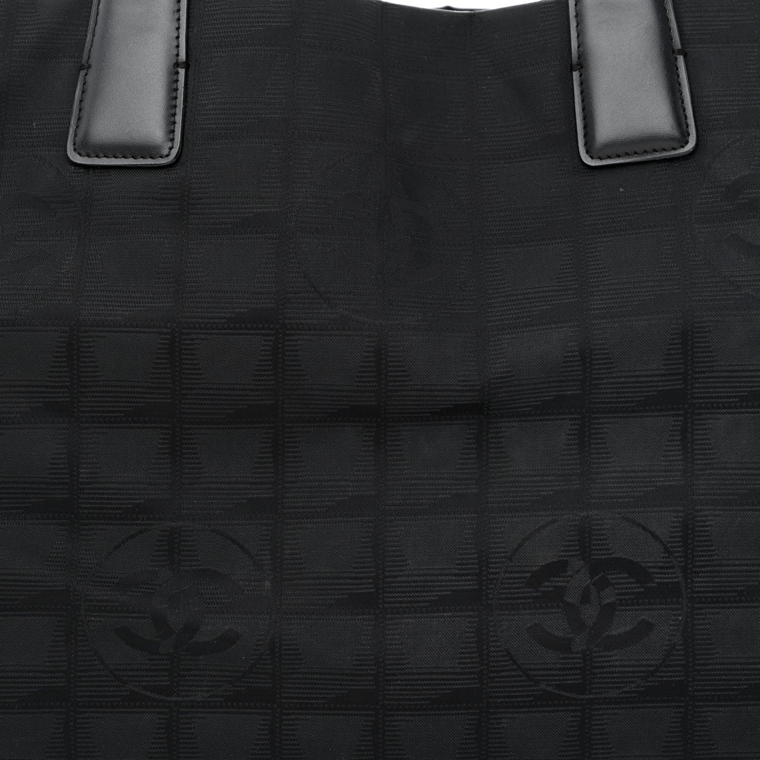 Chanel Nylon Medium Travel Tote Black 8 of 11