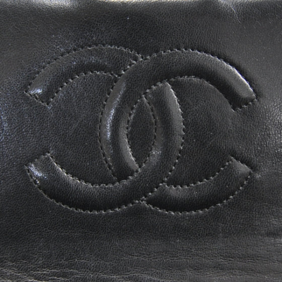 Lambskin Quilted Mini Flap Black