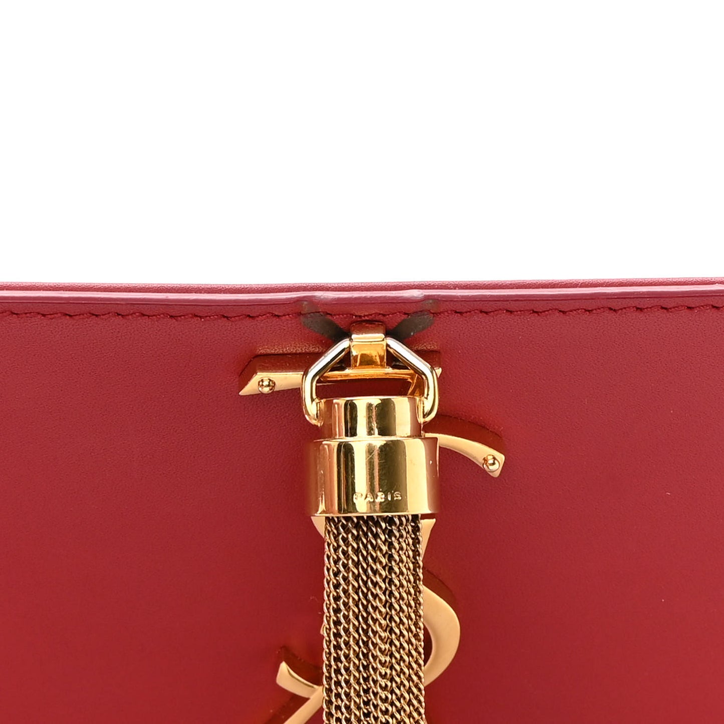 Smooth Calfskin Medium Classic Monogram Kate Tassel Satchel New Lipstick