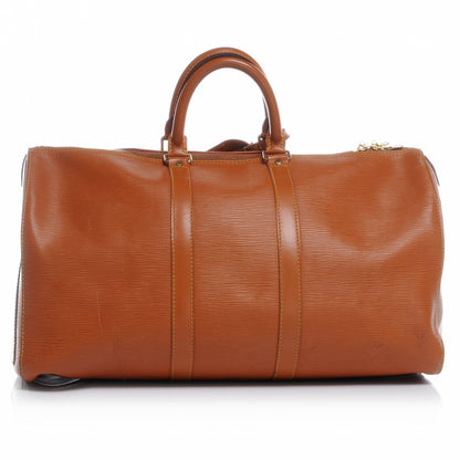 Louis Vuitton Epi Keepall 45 Cipango 1 of 10