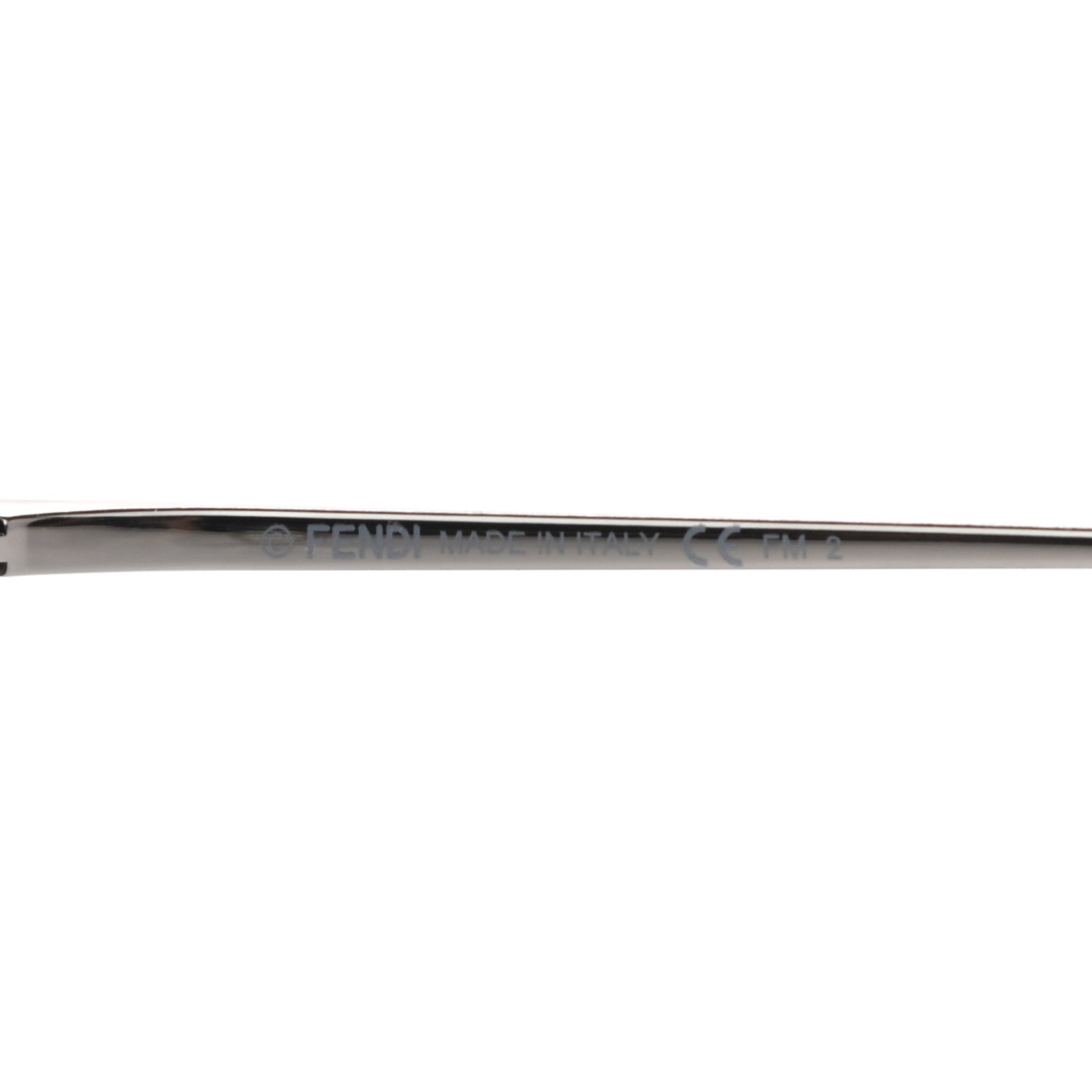 Fendi Crystal Round Sunglasses FF0324/S Silver 6 of 7