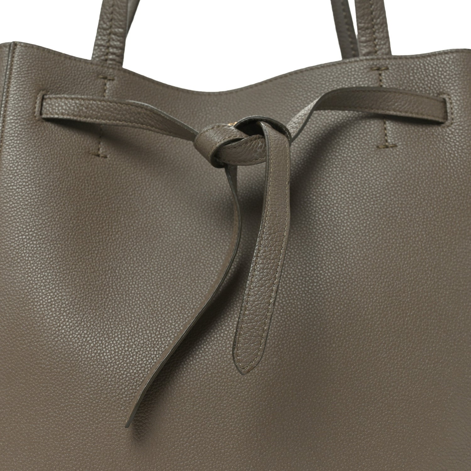 Celine Soft Grained Calfskin Small Belt Cabas Phantom Taupe 8 of 10