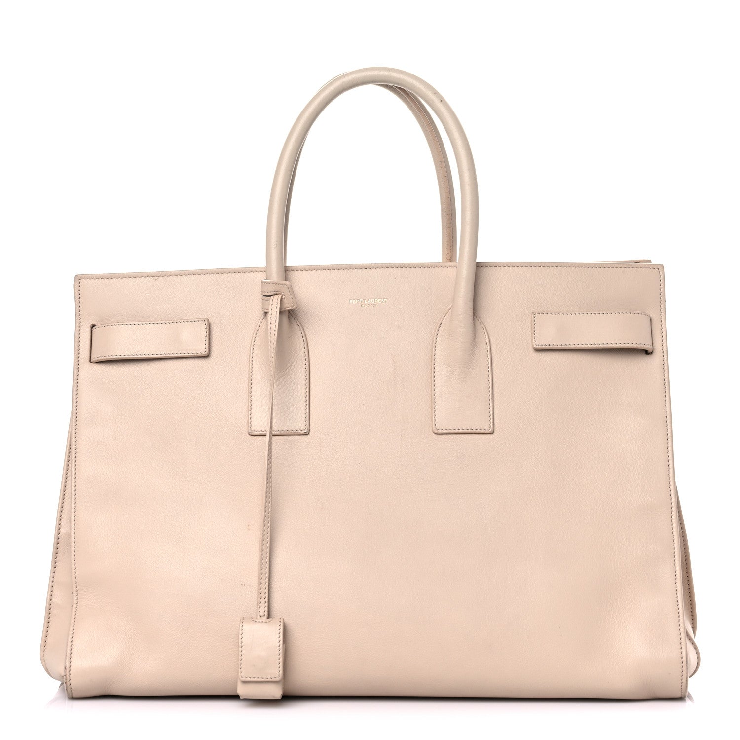 Saint Laurent Calfskin Large Sac de Jour Carryall Nude Powder 1 of 33