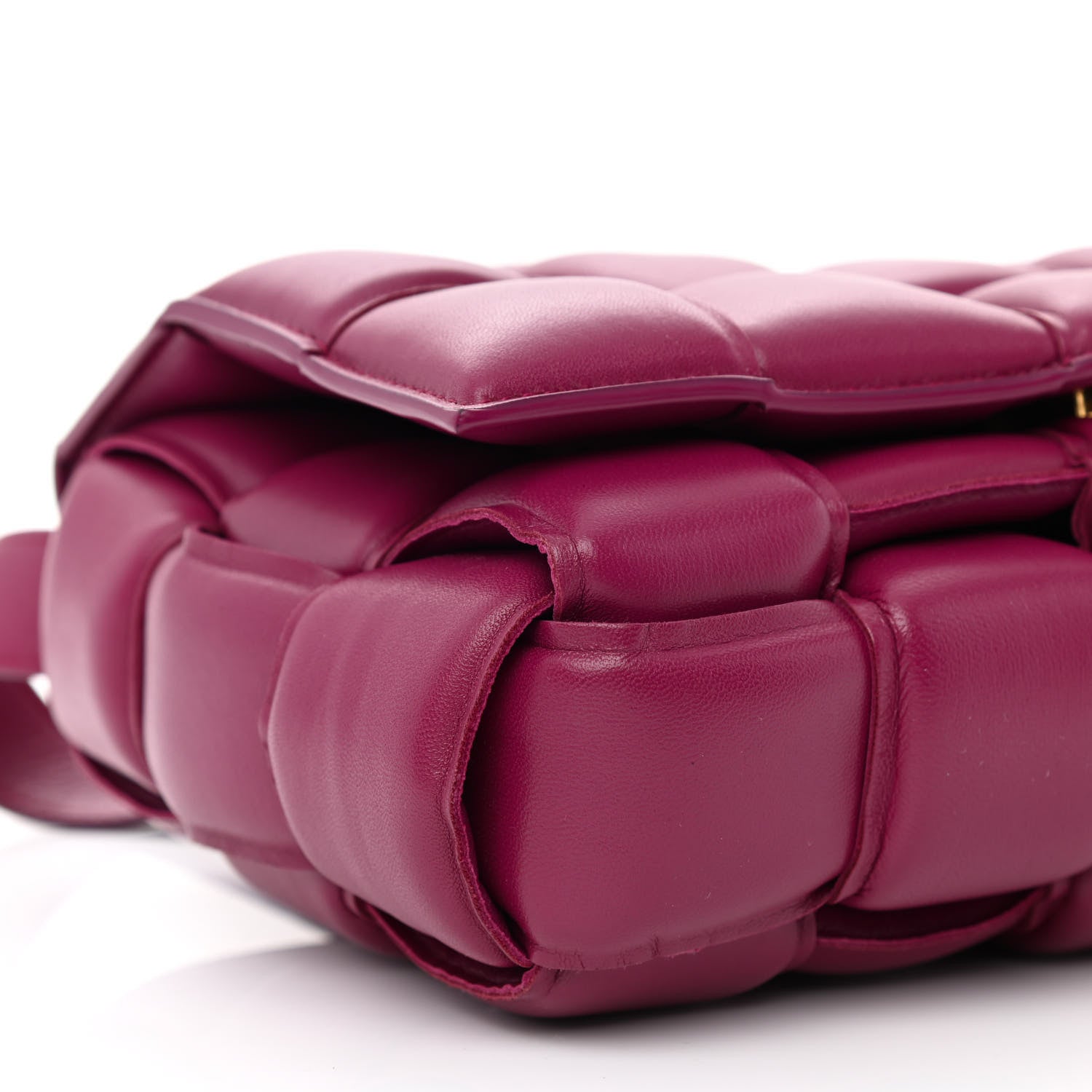 Bottega Veneta Nappa Maxi Intreccio Padded Cassette Crossbody Bag Cinnabar 9 of 11