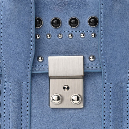 3.1 Phillip Lim Suede Studded Mini Pashli Satchel Blue 8 of 12