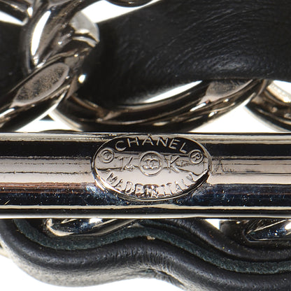 Chanel Brass Calfskin Grocery By Shopping Basket Silver 6 of 6