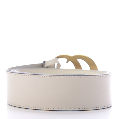Gucci Calfskin Double G 40mm Belt 85 34 Mystic White 2 of 8