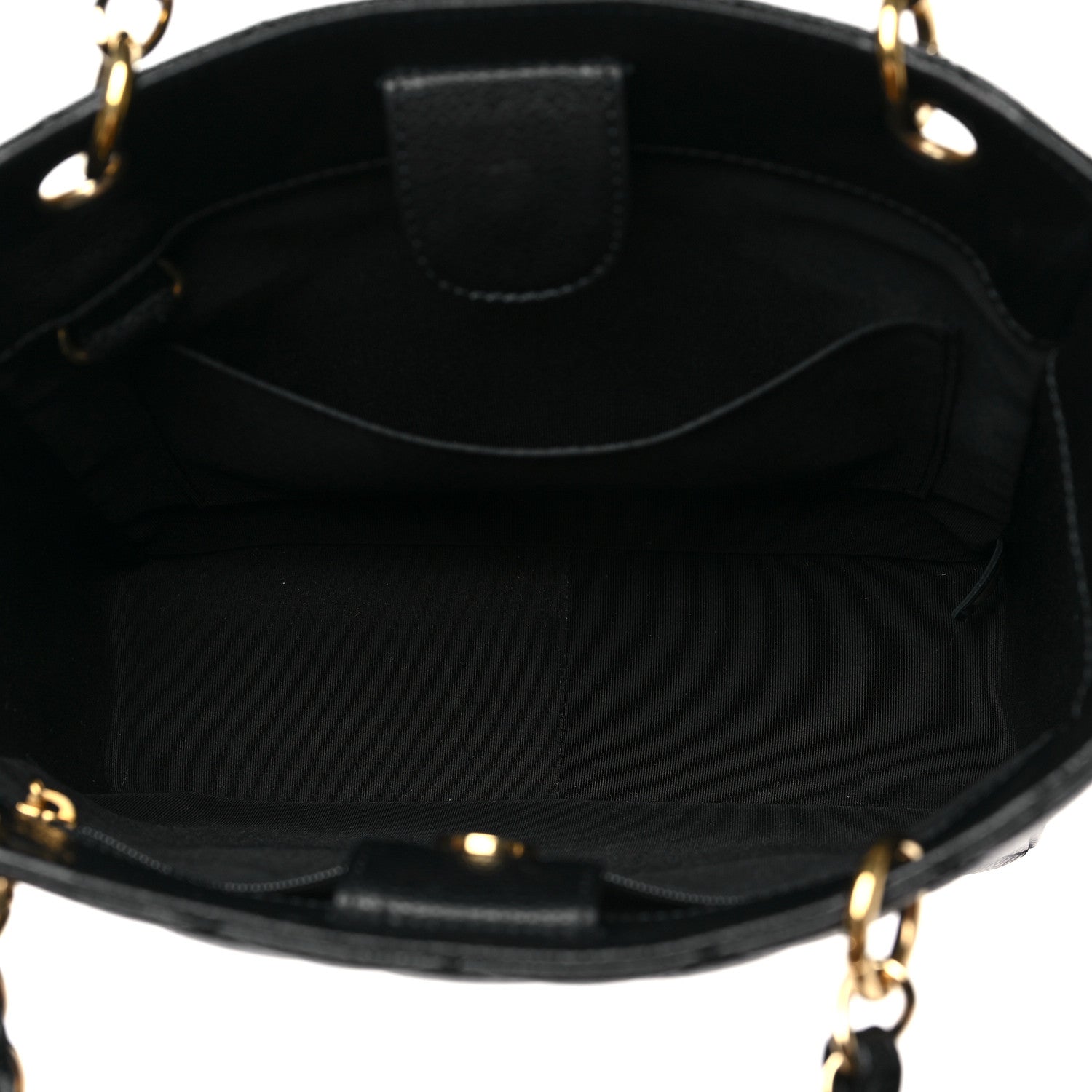 Chanel Caviar Quilted Petit Shopping Tote PST Black 4 of 8