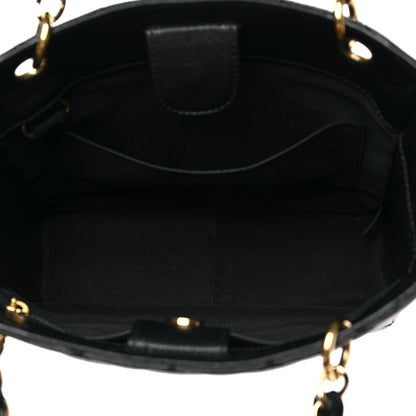 Chanel Caviar Quilted Petit Shopping Tote PST Black 4 of 8
