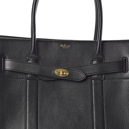 Mulberry Classic Grain Bayswater Zip Tote Black 7 of 9