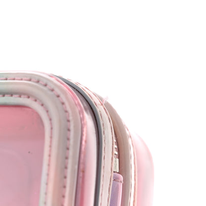 Chanel PVC Patent Calfskin Patent Lambskin Vertical Vanity Case Pink 11 of 14