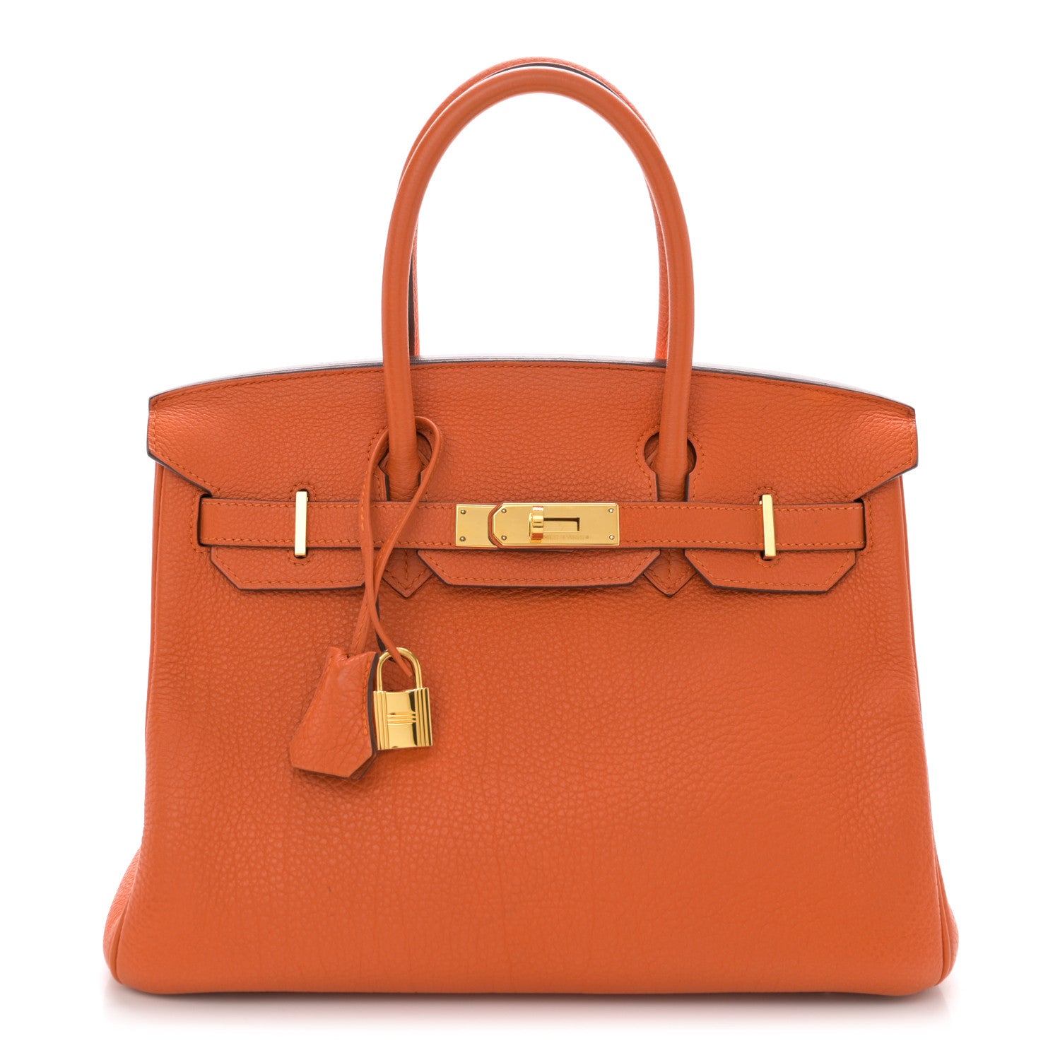 Hermes Togo Birkin 30 Orange 1 of 13