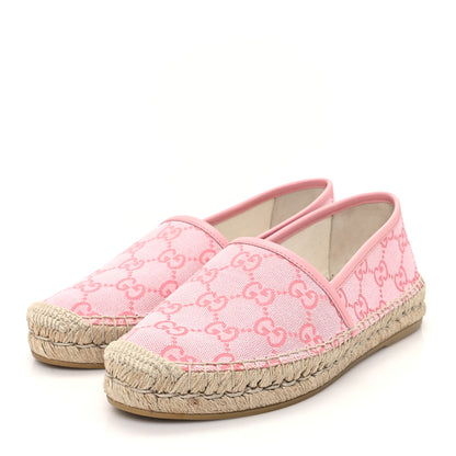 Gucci Canvas Monogram Espadrilles 37 Soft Pink 4 of 10