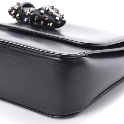 Christian Louboutin Calfskin Small Sweety Charity NV Shoulder Bag Black 9 of 12