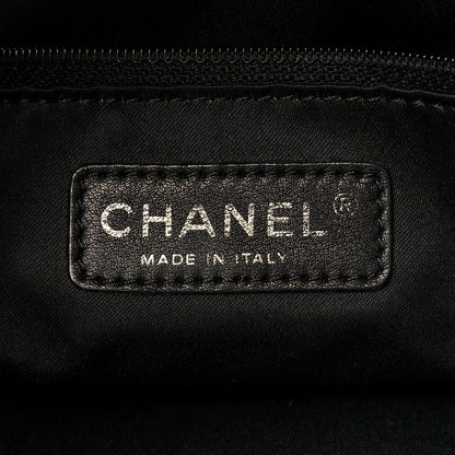 Chanel Lambskin Quilted Chanel 3 Maxi Flap Bag Black 6 of 14