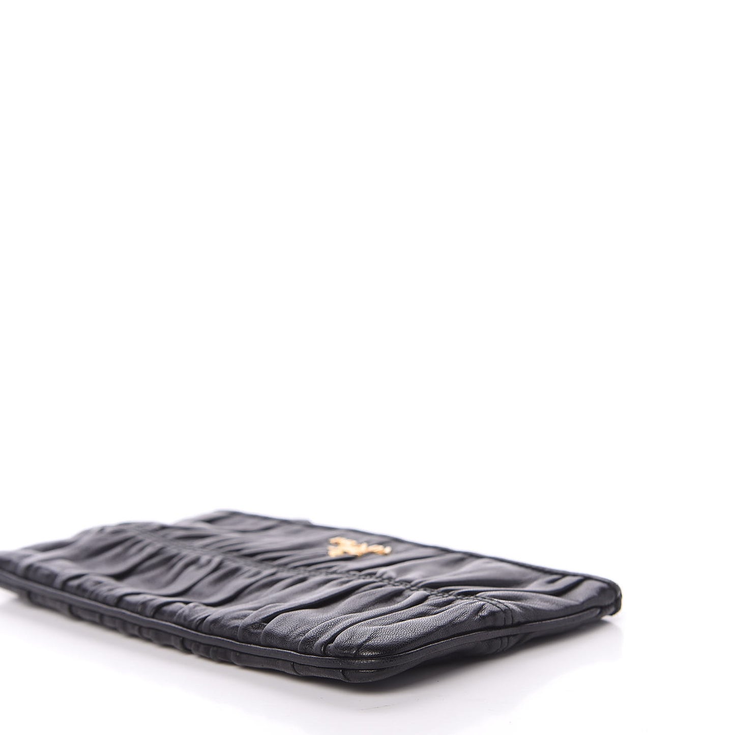 Nappa Gaufre Pouch Black