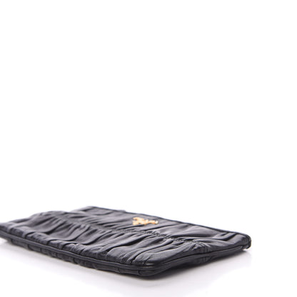 Prada Nappa Gaufre Pouch Black 8 of 11