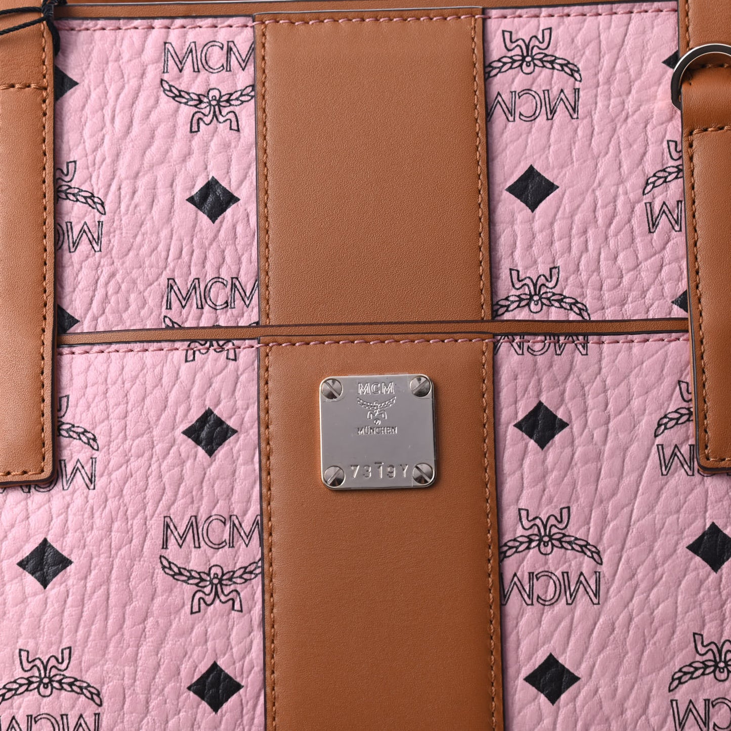 Visetos Medium Anya Zip Top Shopper Tote Soft Pink