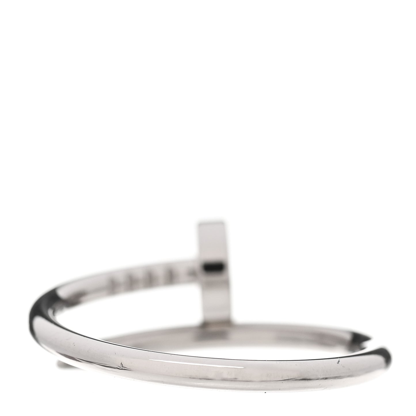 18K White Gold Small Juste Un Clou Ring 51 5.75