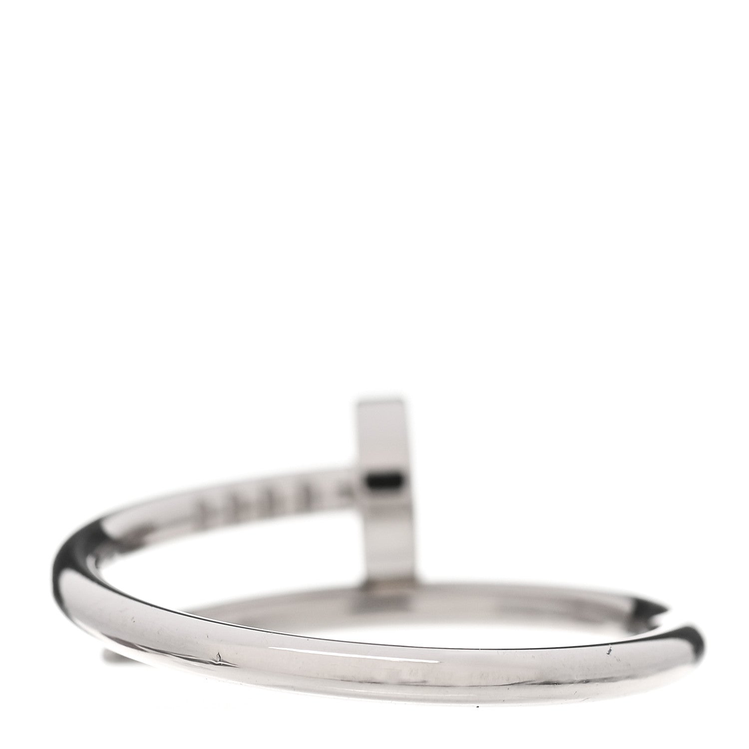 Cartier 18K White Gold Small Juste Un Clou Ring 51 5.75 3 of 6