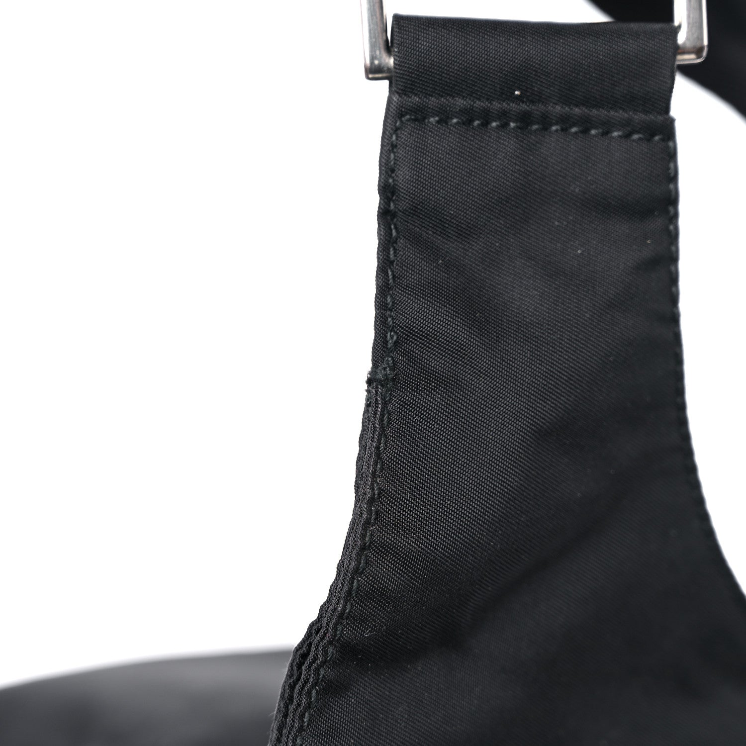 Prada Tessuto Nylon Saffiano Flat Messenger Bag Black 17 of 17