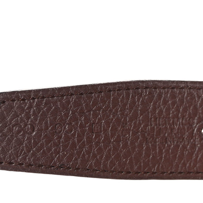 Hermes Box Togo 32mm H Belt 95 38 Black Chocolate 5 of 6