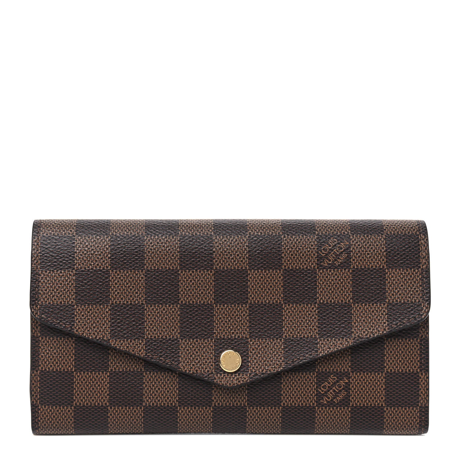 Louis Vuitton Damier Ebene Sarah Wallet NM 1 of 4