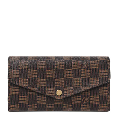 Louis Vuitton Damier Ebene Sarah Wallet NM 1 of 4