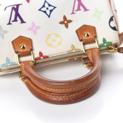 Louis Vuitton Monogram Multicolor Mini Sac HL Speedy White 9 of 13