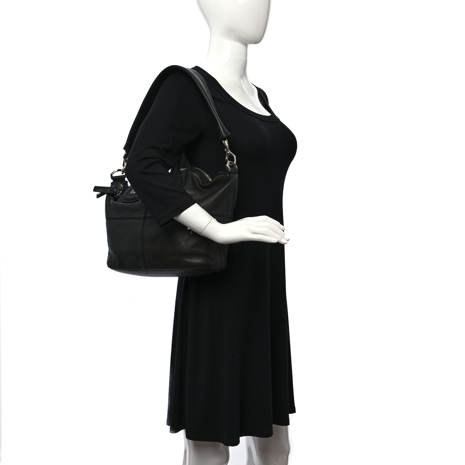 Givenchy Sugar Goatskin Small Nightingale Black 2 of 11