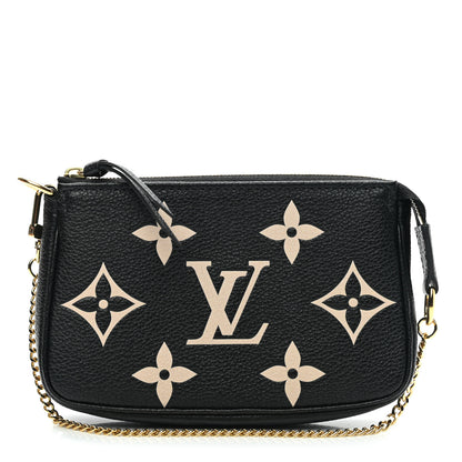 Louis Vuitton Empreinte Monogram Giant Mini Pochette Accessories Black 1 of 7