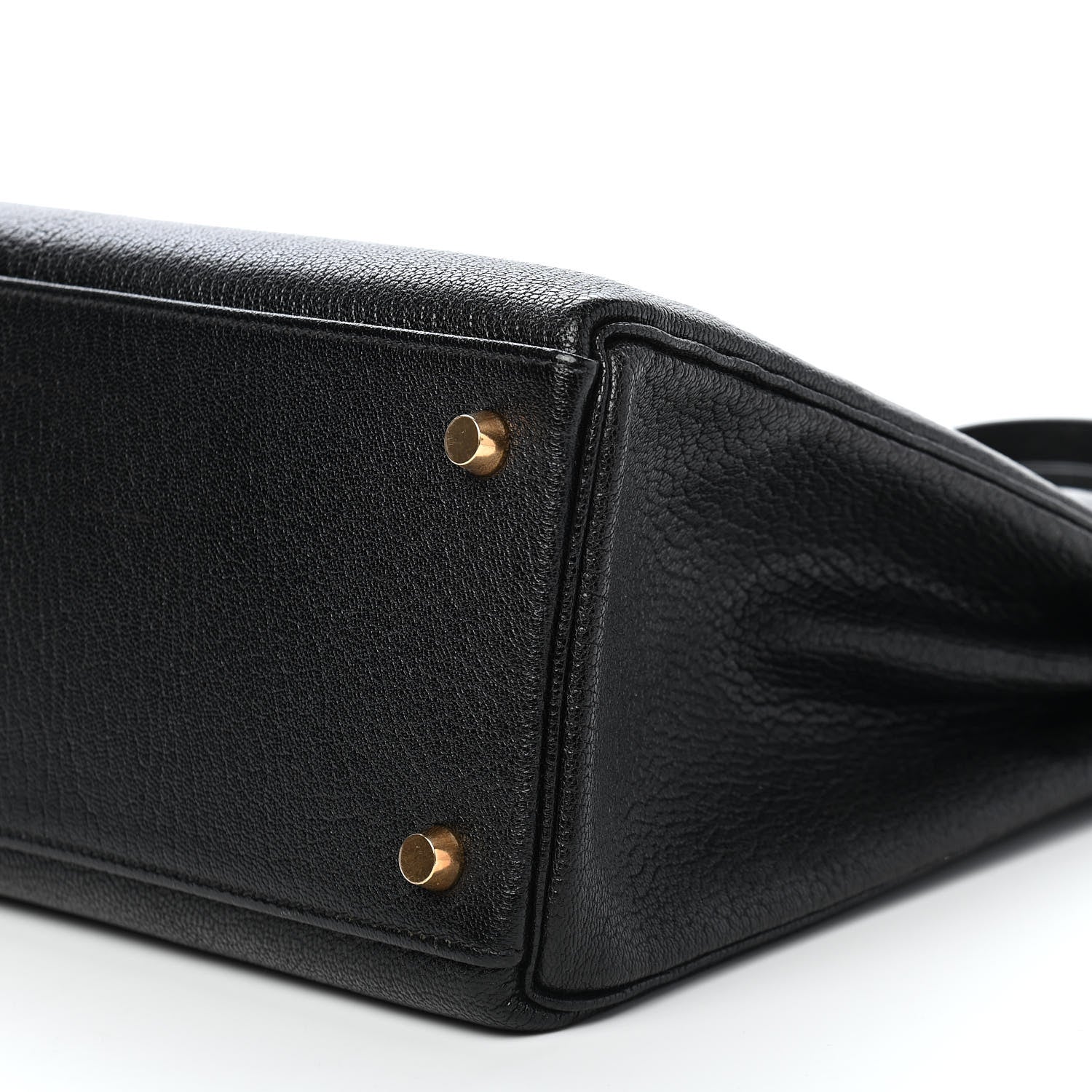 Hermes Chevre De Coromandel Kelly Retourne 32 Black 8 of 8