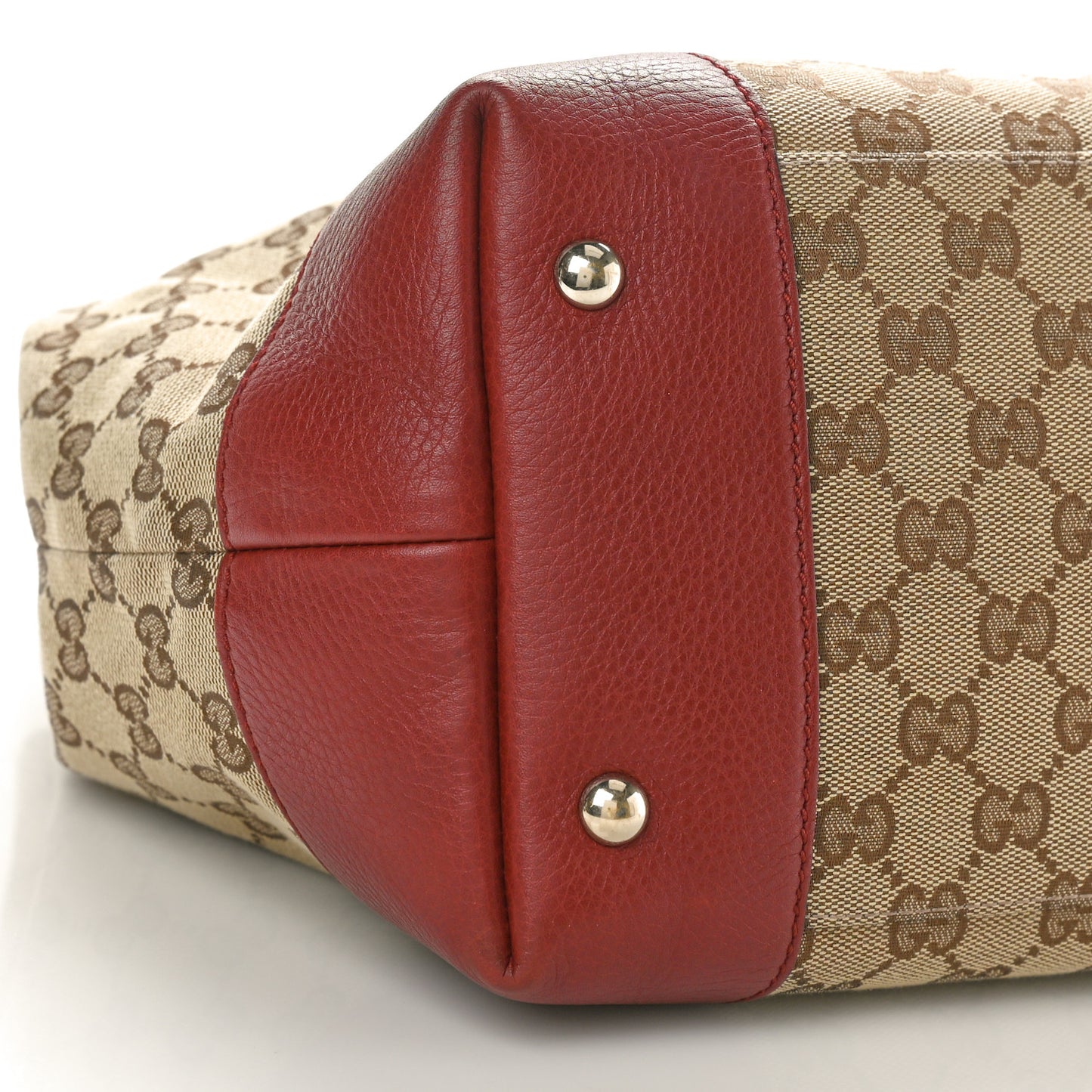 Monogram Web Medium Dressage Tote Red