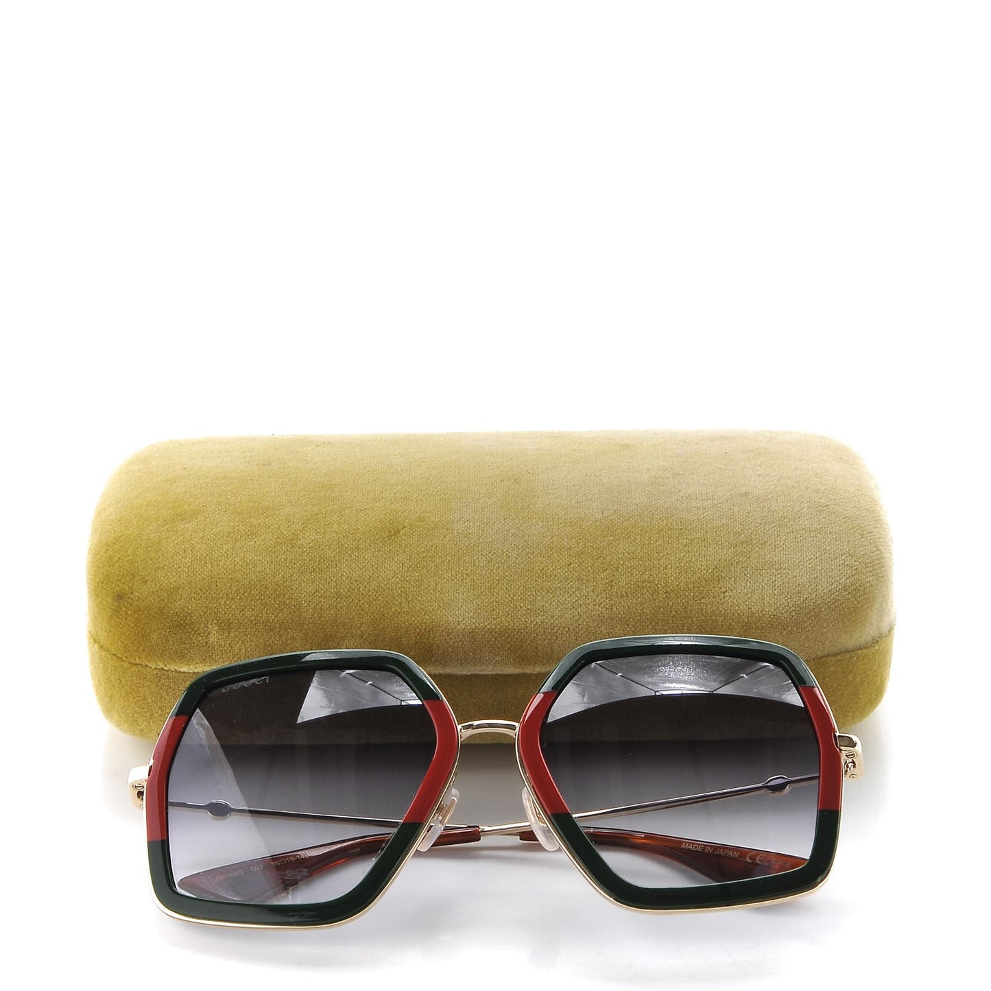 Square Frame Web GG0106S Sunglasses Tortoise