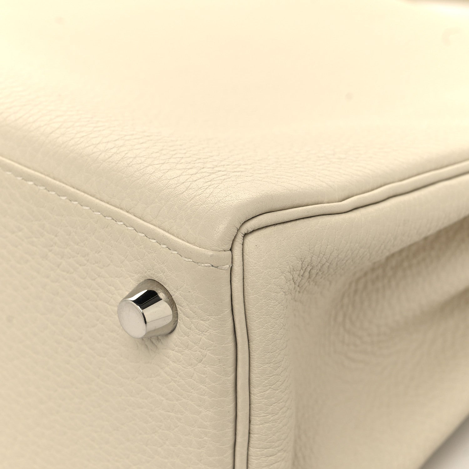 Hermes Togo Kelly Retourne 25 Craie 12 of 13